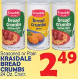 Bravo Supermarkets KRASDALE BREAD CRUMBS offer
