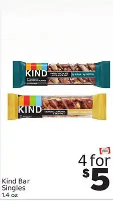 Weis Markets Kind Bar Singles offer