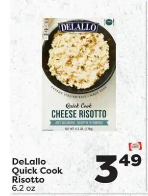 Weis Markets DeLallo Quick Cook Risotto offer