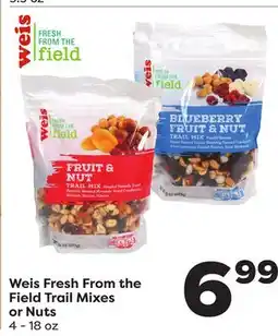 Weis Markets Weis Fresh From the Field Trail Mixes or Nuts offer