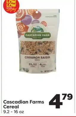 Weis Markets Cascadian Farms Cereal offer