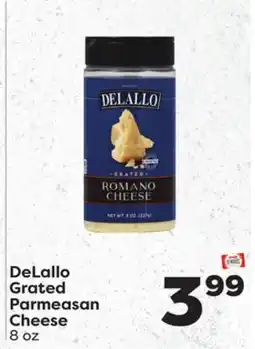 Weis Markets DeLallo Grated Parmeasan Cheese offer