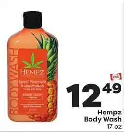 Weis Markets Hempz Body Wash offer