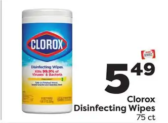 Weis Markets Clorox Disinfecting Wipes offer