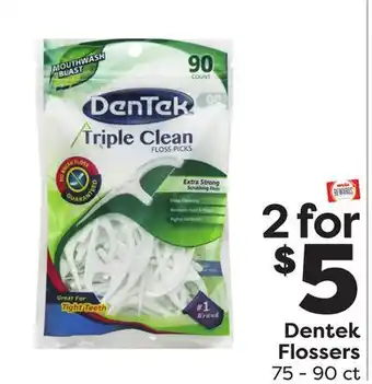 Weis Markets Dentek Flossers offer