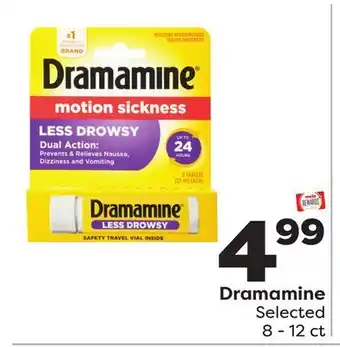 Weis Markets Dramamine offer