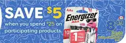 Weis Markets Energizer AA or AAA Multipack Batteries offer