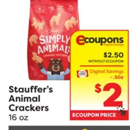 Weis Markets Stauffer's Animal Crackers offer