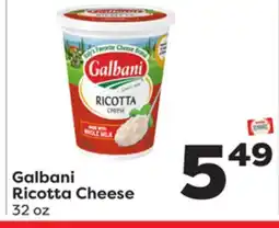 Weis Markets Galbani Ricotta Cheese offer