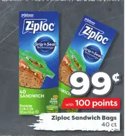 Weis Markets Ziploc Sandwich Bags offer