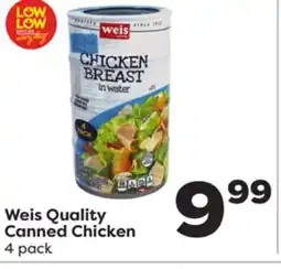 Weis Markets Weis Quality Canned Chicken offer