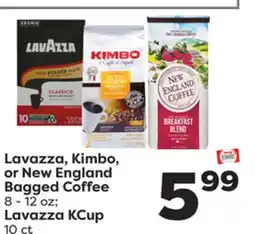 Weis Markets Lavazza, Kimbo, or New England Bagged Coffee 8-12 oz Lavazza KCup 10 ct offer