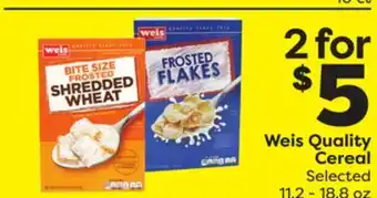 Weis Markets Weis Quality Cereal offer