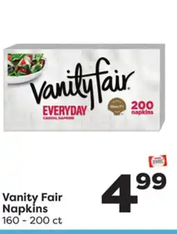 Weis Markets Vanity Fair Napkins offer