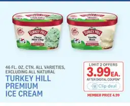Kings Food Markets TURKEY HILL PREMIUM ICE CREAM offer