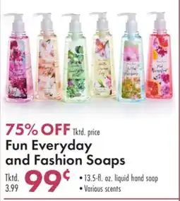 Boscov's Fun Everyday and Fashion Soaps offer