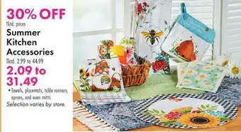 Boscov's Summer Kitchen Accessories offer