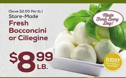 DeCicco & Sons Fresh Bocconcini or Ciliegine offer