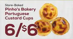 DeCicco & Sons Pinho's Bakery Portuguese Custard Cups offer