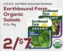 DeCicco & Sons Earthbound Farm Organic Salads offer