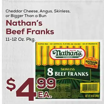 DeCicco & Sons Nathan's Beef Franks offer