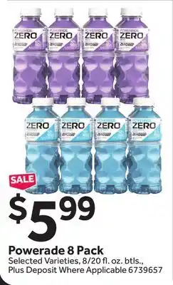 Stop&Shop Powerade 8 Pack offer