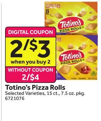 Stop&Shop Totino's Pizza Rolls offer