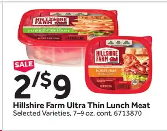 Stop&Shop Hillshire Farm Ultra Thin Lunch Meat offer