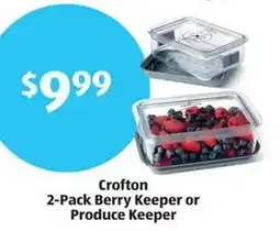 Aldi Crofton 2-Pack Berry Keeper or Produce Keeper offer