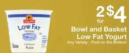 The Fresh Grocer Low Fat Yogurt offer