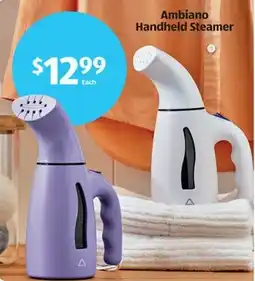 Aldi Ambiano Handheld Steamer offer