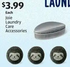 Aldi Joie Laundry Care Accessories offer