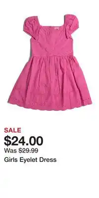 TJ Maxx Girls Eyelet Dress offer
