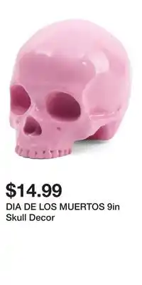 TJ Maxx DIA DE LOS MUERTOS 9in Skull Decor offer