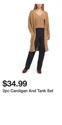 TJ Maxx 2pc Cardigan And Tank Set offer