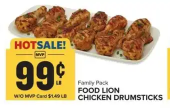Food Lion FOOD LION CHICKEN DRUMSTICKS offer