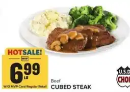 Food Lion Beef CUBED STEAK offer