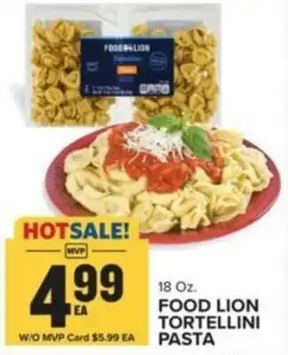Food Lion FOOD LION TORTELLINI PASTA offer