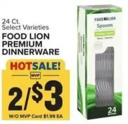 Food Lion FOOD LION PREMIUM DINNERWARE offer