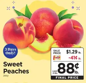 ShopRite Sweet Peaches offer