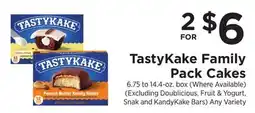 ShopRite Family Pack Cakes offer