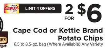 ShopRite Cape Cod or Kettle Brand Potato Chips offer