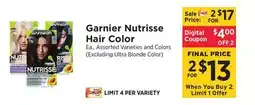 ShopRite Nutrisse Hair Color offer