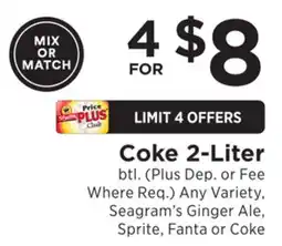 ShopRite Coke 2-Liter offer