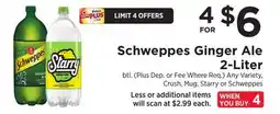 ShopRite Ginger Ale 2-Liter offer
