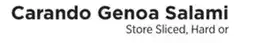 ShopRite Genoa Salami offer