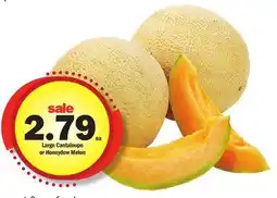 Meijer Large Cantaloupe or Honeydew Melon offer