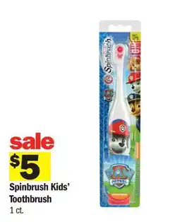 Meijer Spinbrush Kids' Toothbrush offer