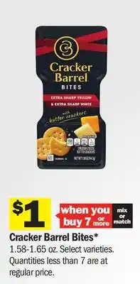 Meijer Cracker Barrel Bites offer