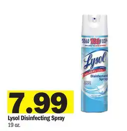 Meijer Lysol Disinfecting Spray offer